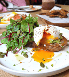 posh eggs benedict